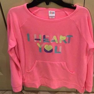 Hot Pink LS Girls XL shirt